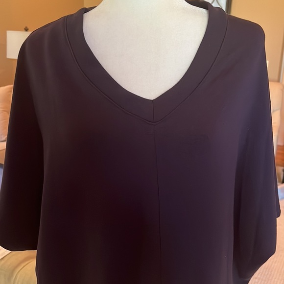 Joan Vass New York Batwing Sleeved Sweater / 3/4 length sleeve - Picture 3 of 9